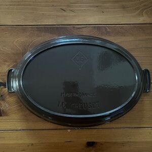 Vintage Le Creuset #36 Brown Au Gratin Oval Open Baking Dish Enamel